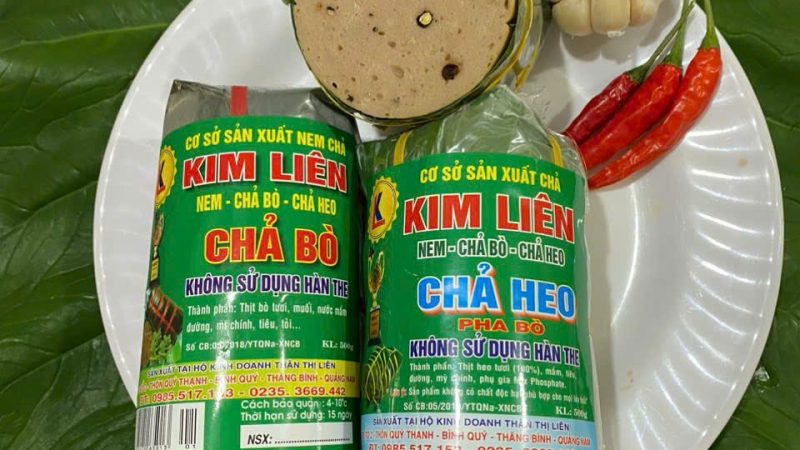 “CHẢ HEO KIM LIÊN – NIỀM TỰ HÀO SẢN PHẨM QUẢNG NAM”